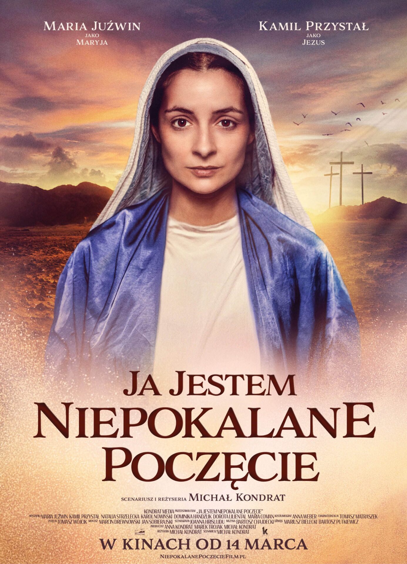 PLAKAT JA JESTEM NIEPOKALANE POCZĘCIE