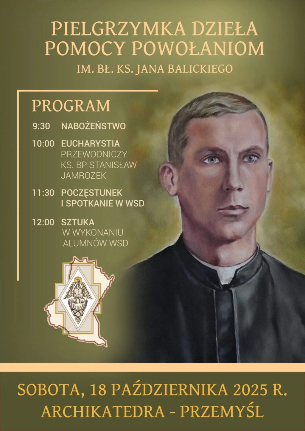 Plakat Pielgrzymka Dzieła Pomocy Powołaniom